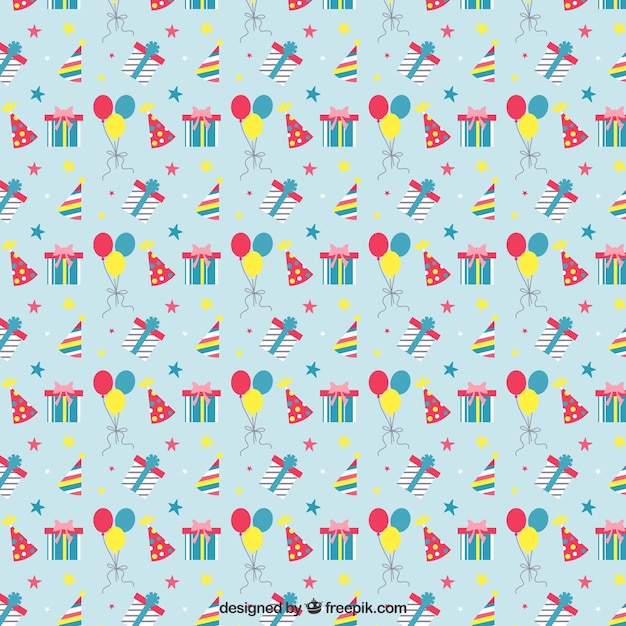Free Vector birthday pattern