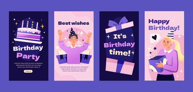 Birthday template design
