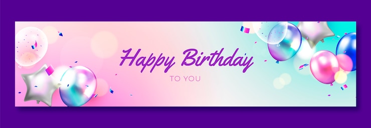 無料Vector 誕生日テンプレート デザイン