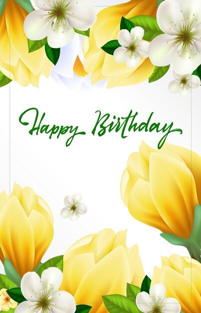 Birthday wish greeting card