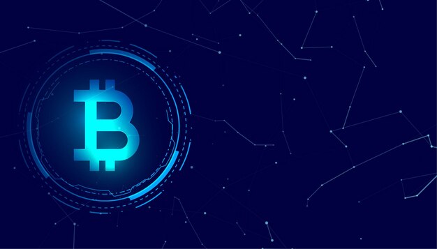 Bitcoin blockchain цифровая монета криптовалюта концепция фон