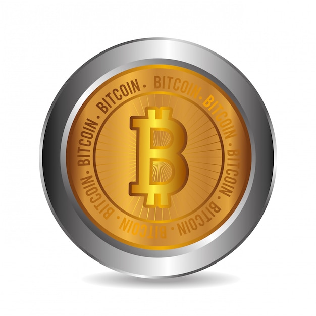 Free vector bitcoins design.