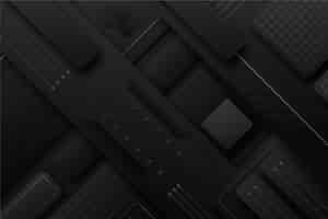 Free vector black abstract background