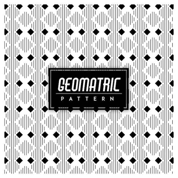 無料ベクター 黒と白の地質学のシームレスなパターンの背景