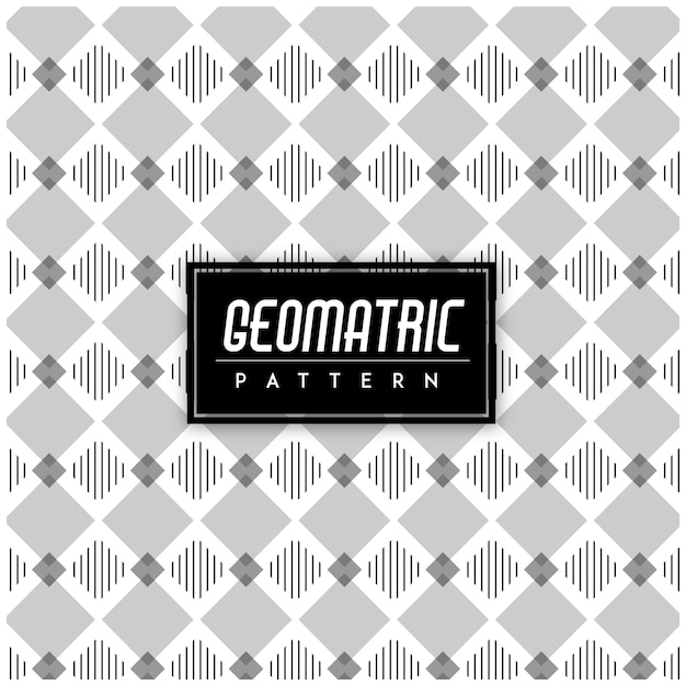 무료 벡터 흑인과 백인 geomatric 원활한 패턴 배경