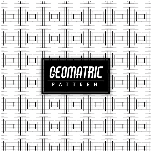 무료 벡터 흑인과 백인 geomatric 원활한 패턴 배경