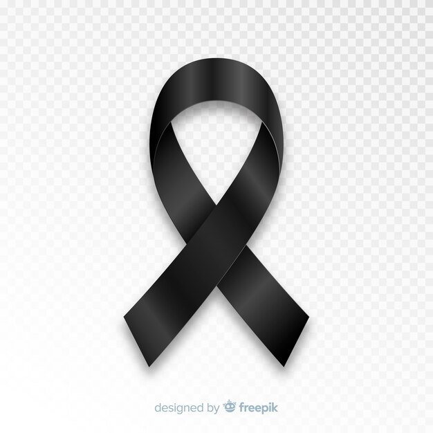 Black awareness ribbon