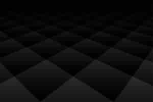 Free vector black background dark wallpaper with diamond perspective pattern