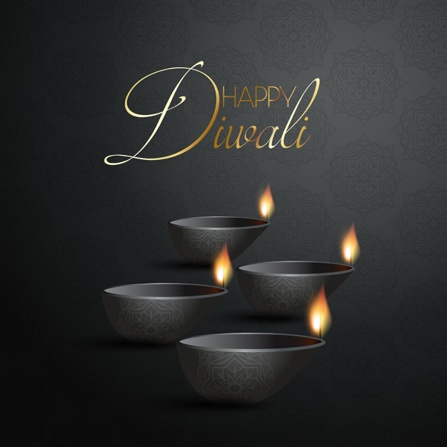 Details 300 black diwali background