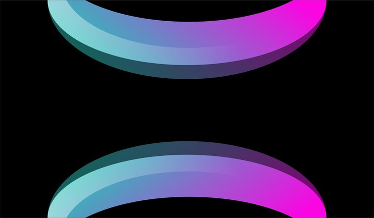 Free Vector a black background with a colorful line pattern that says neon on it.