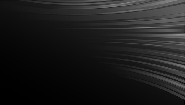 Black background with curve motion lines effect