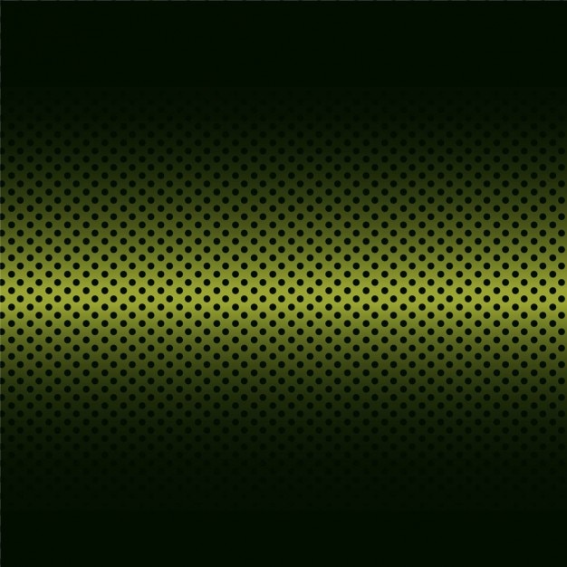 Free vector black background with dots and yellow lights