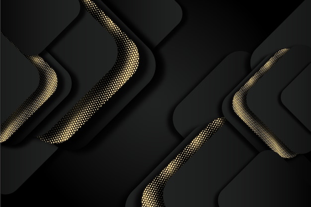 Black background with golden textures