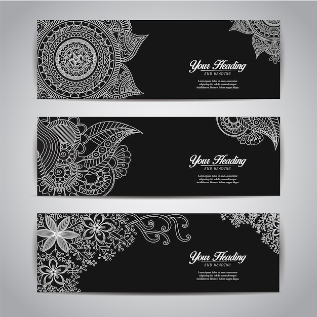 Black Banner Template Collection