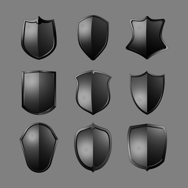 Black Shield Images Free Vectors Stock Photos Psd