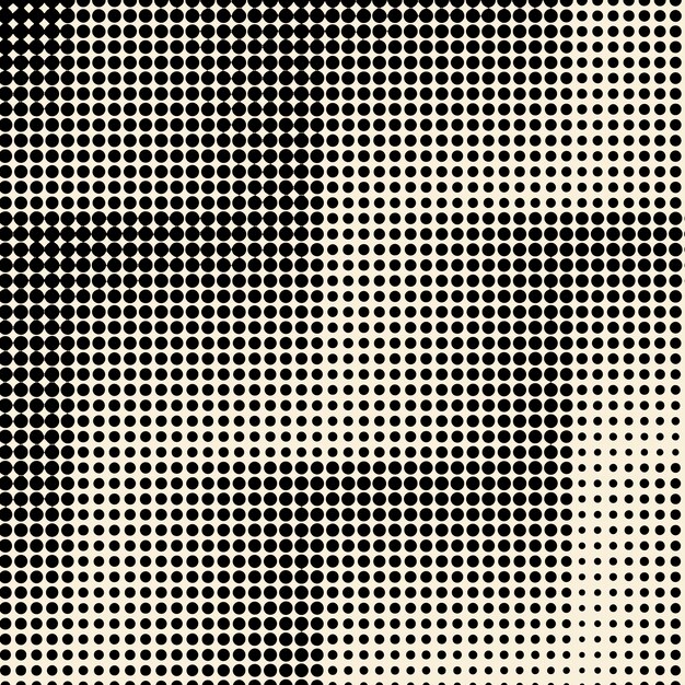 Black and beige halftone background vector