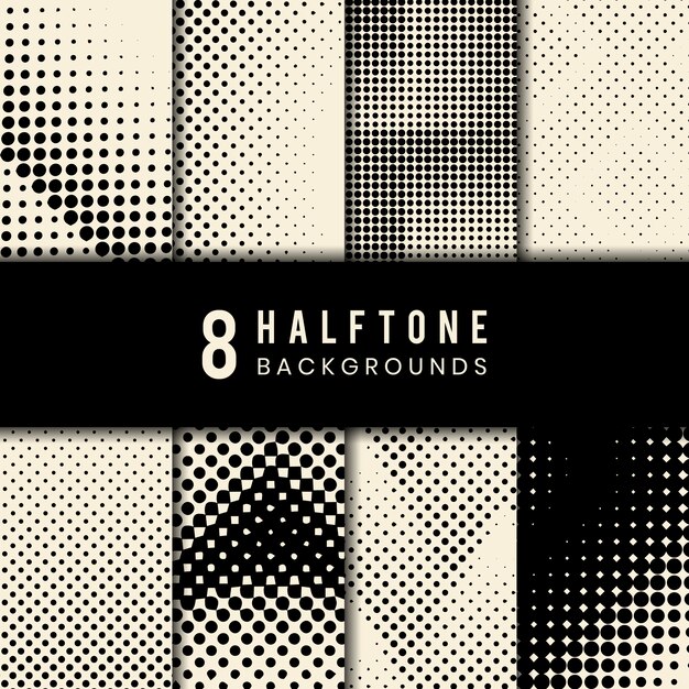 Black and beige halftone background vector