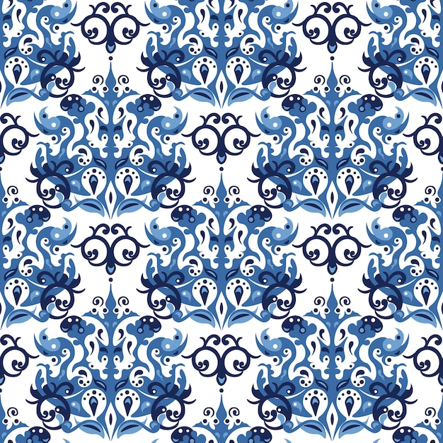 Free vector black and blue elements pattern background