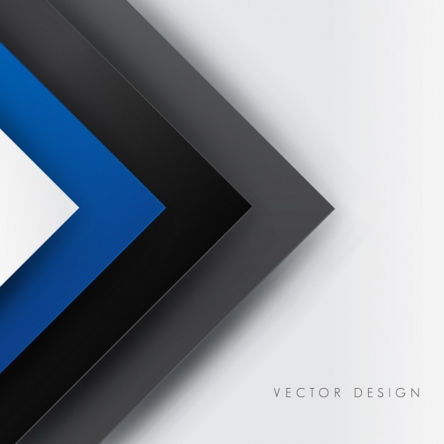 Free vector black and blue lines polygonal background