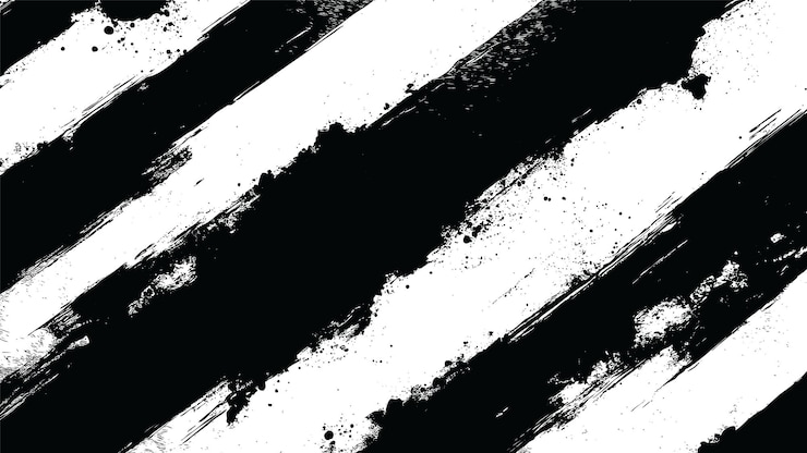 無料Vector ブラック・ブラッシュ・テクスチャ グランジ・バナー
