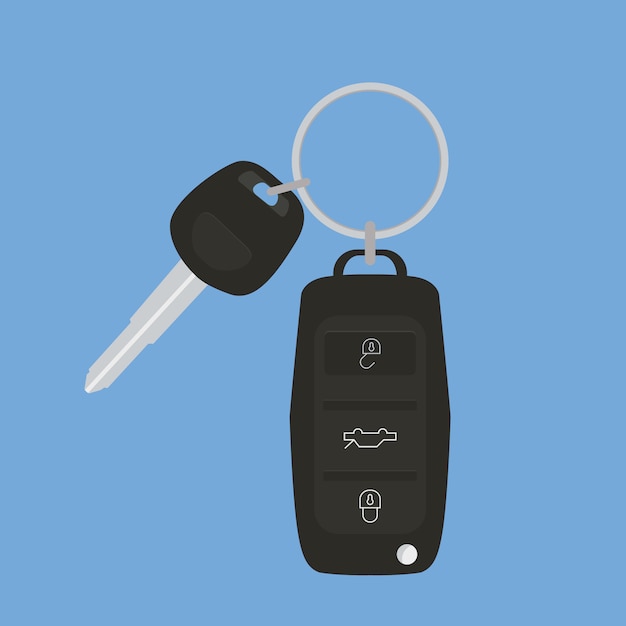 Black Car Keys Background