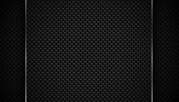 Free vector black carbon fiber texture background