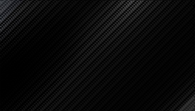 Black carbon fiber macro texture. Pattern of textile fibres material. Light carbon  fibre fabric seamless dark vector background Stock Vector