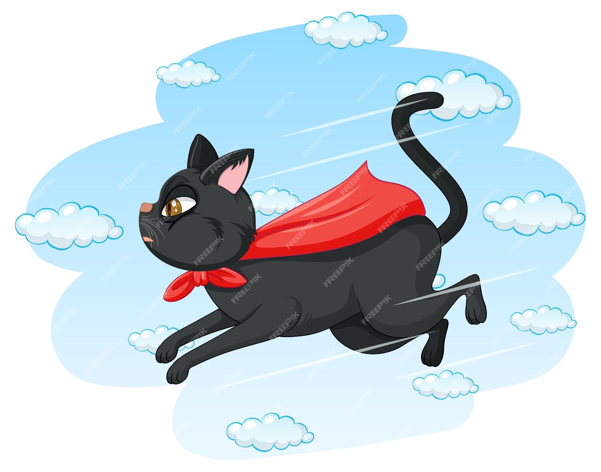 Two winged cats reflection cat icon Royalty Free Vector