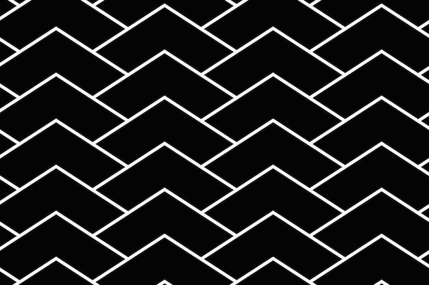 Free vector black chevron background, simple pattern design vector