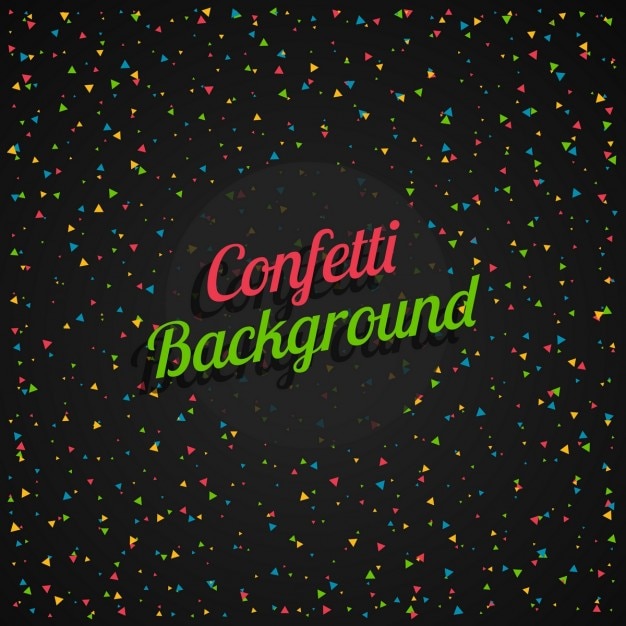 Free vector black confetti background