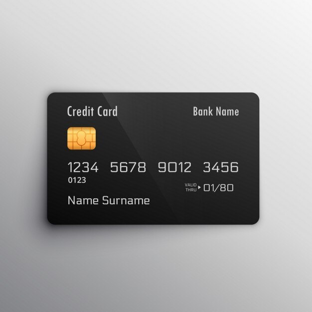 кредитная карта дебетовая макет