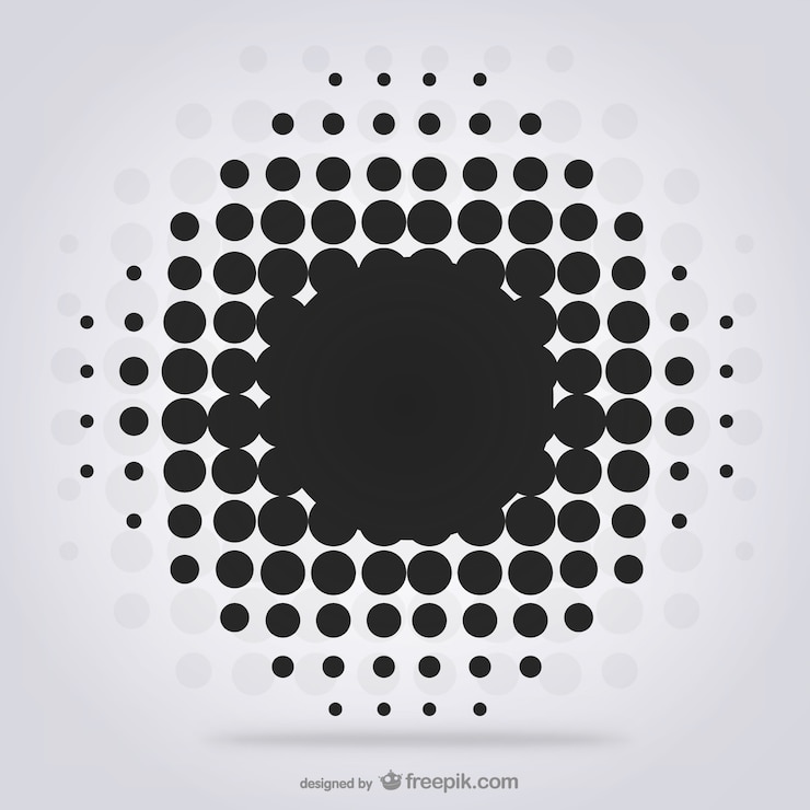 Free Vector black dots background