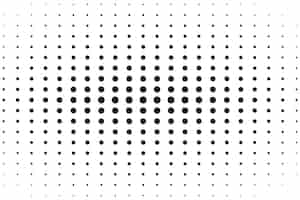 Free vector black dots oval background