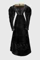 Vettore gratuito illustrazione vintage vettoriale di abito nero, remixata dall'opera d'arte di bessie forman.
