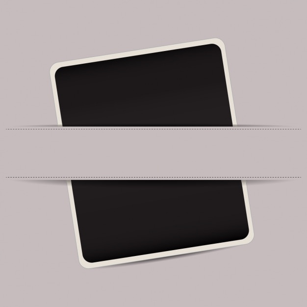 Бесплатное векторное изображение Черный фон кадра