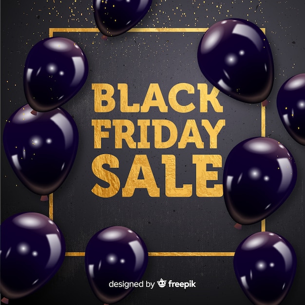 Free vector black friday background