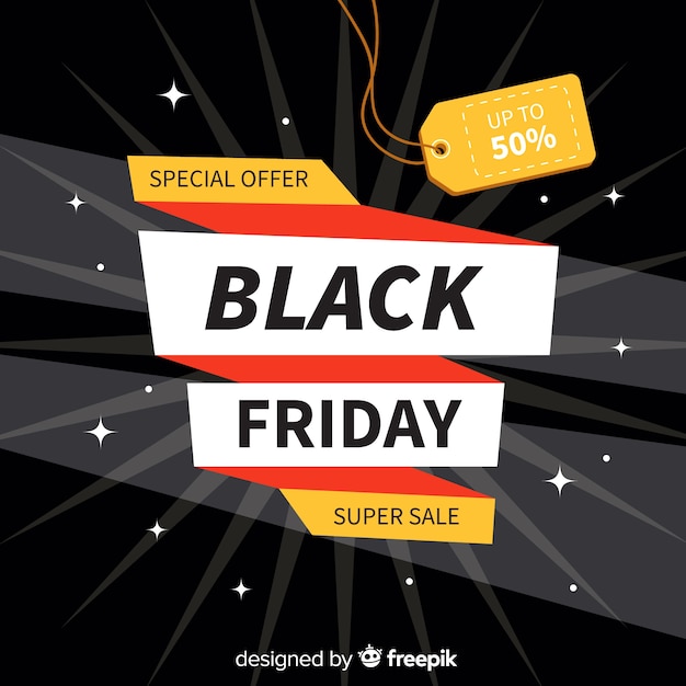 Free vector black friday background