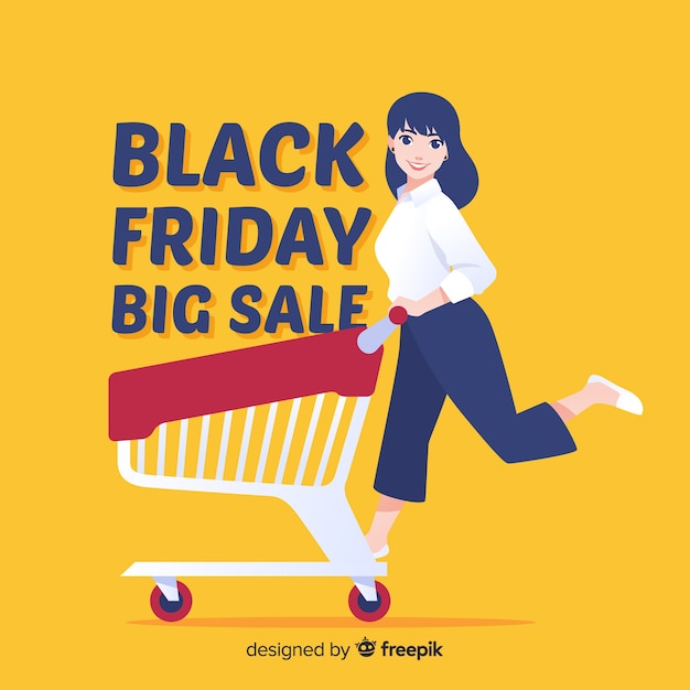 Free vector black friday background