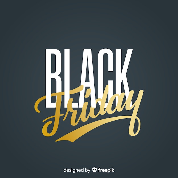 Free vector black friday background