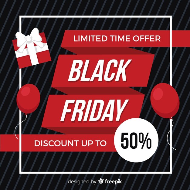 Free vector black friday background