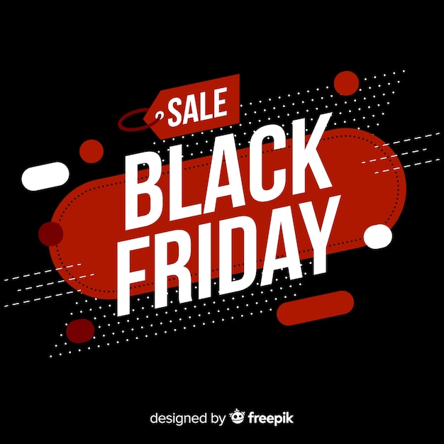 Free vector black friday background