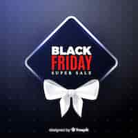 Free vector black friday banner