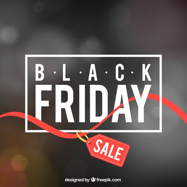 Black friday bokeh background