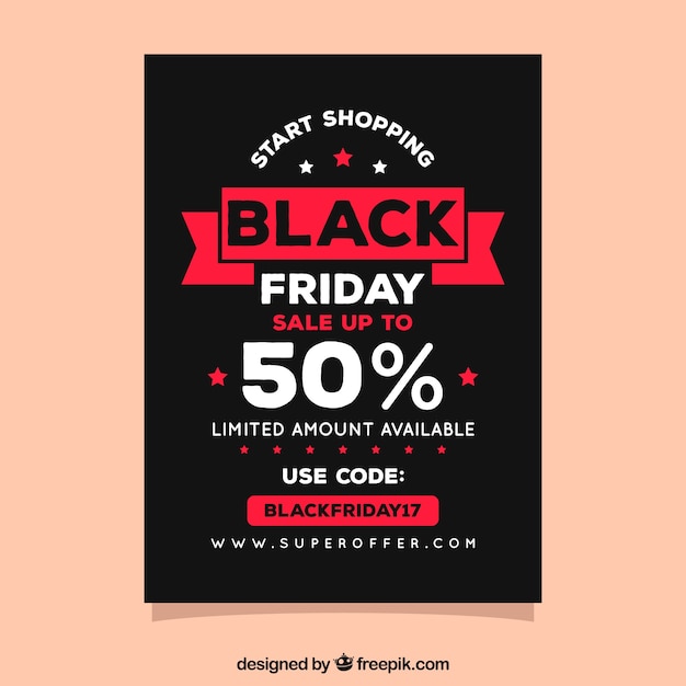 Black friday brochure