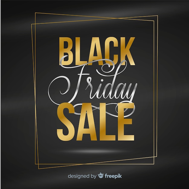 Free vector black friday concept with flat design background