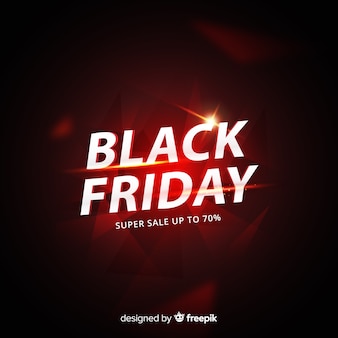 Black friday concept with gradient background