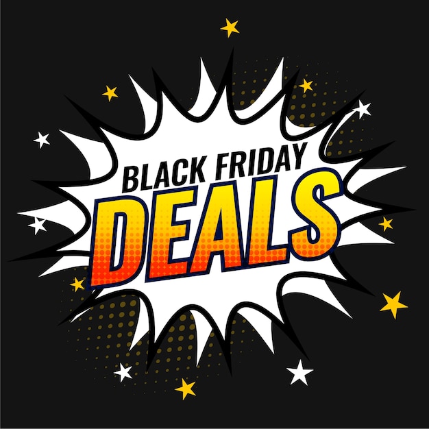 Black friday deals and offers banner template