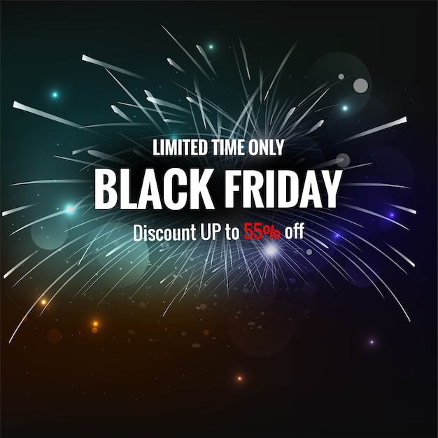 Black Friday exclusive sale poster creative