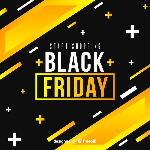 Black friday in flat design