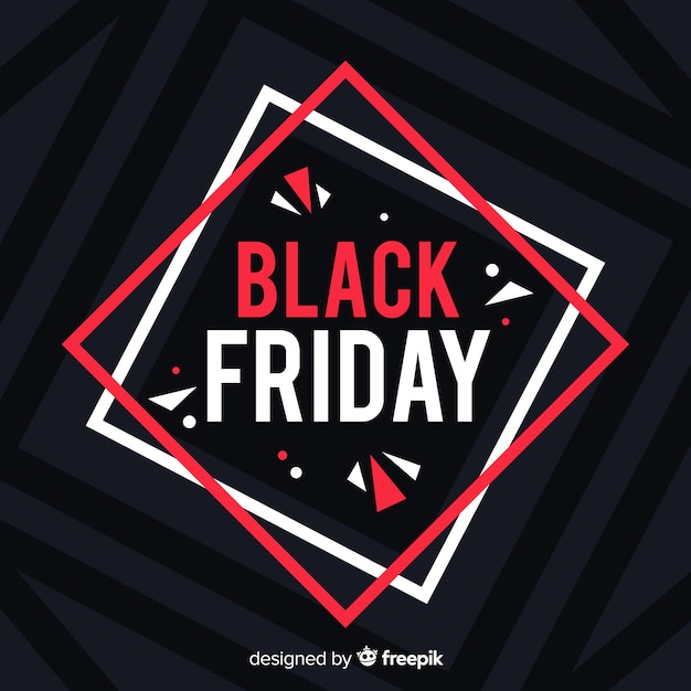 black friday in flat design